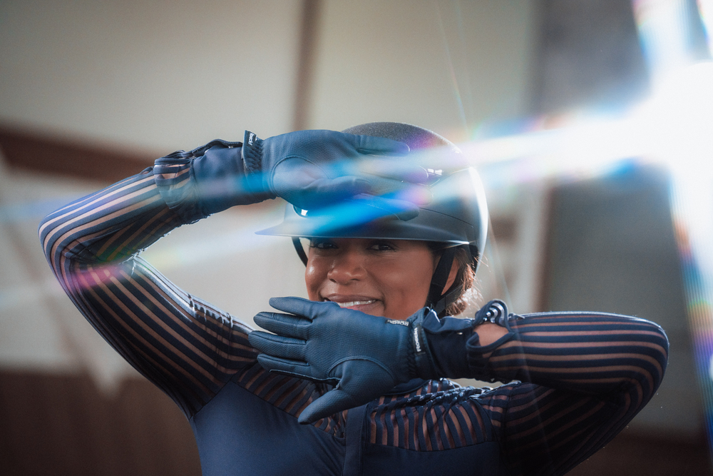 AIRLUXE SUPREME GLAM Long Visor Finger, Person, Handschuh, Helm, Schutzhelm