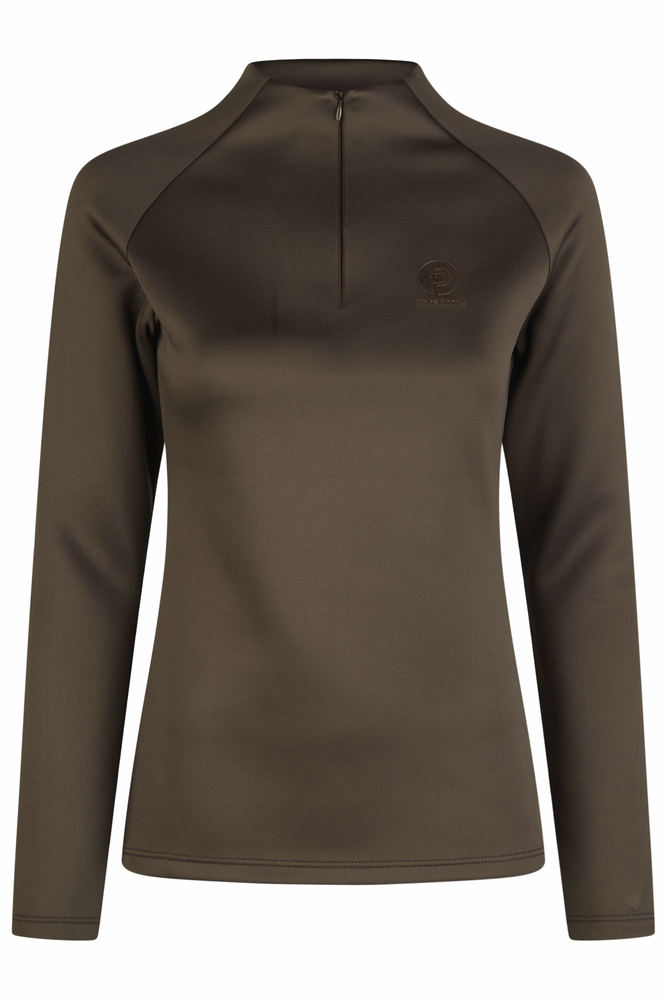 HALF-ZIP SHIRT PLATINUM