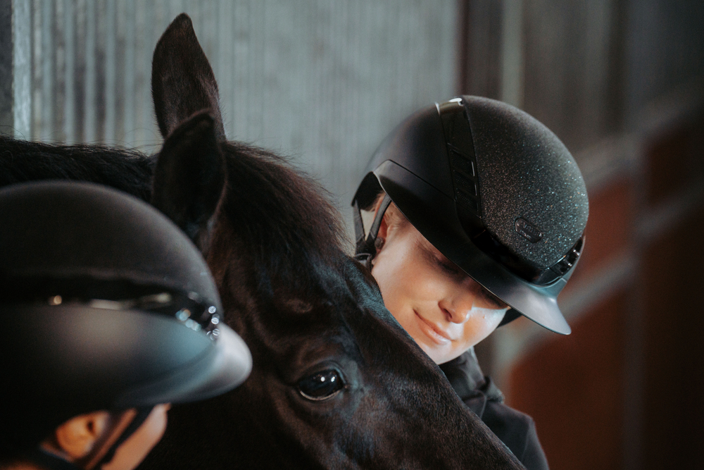 AIRLUXE SUPREME GLAM Long Visor Helme, Schutzhelm, Person, Gesicht, Sturz-Helm