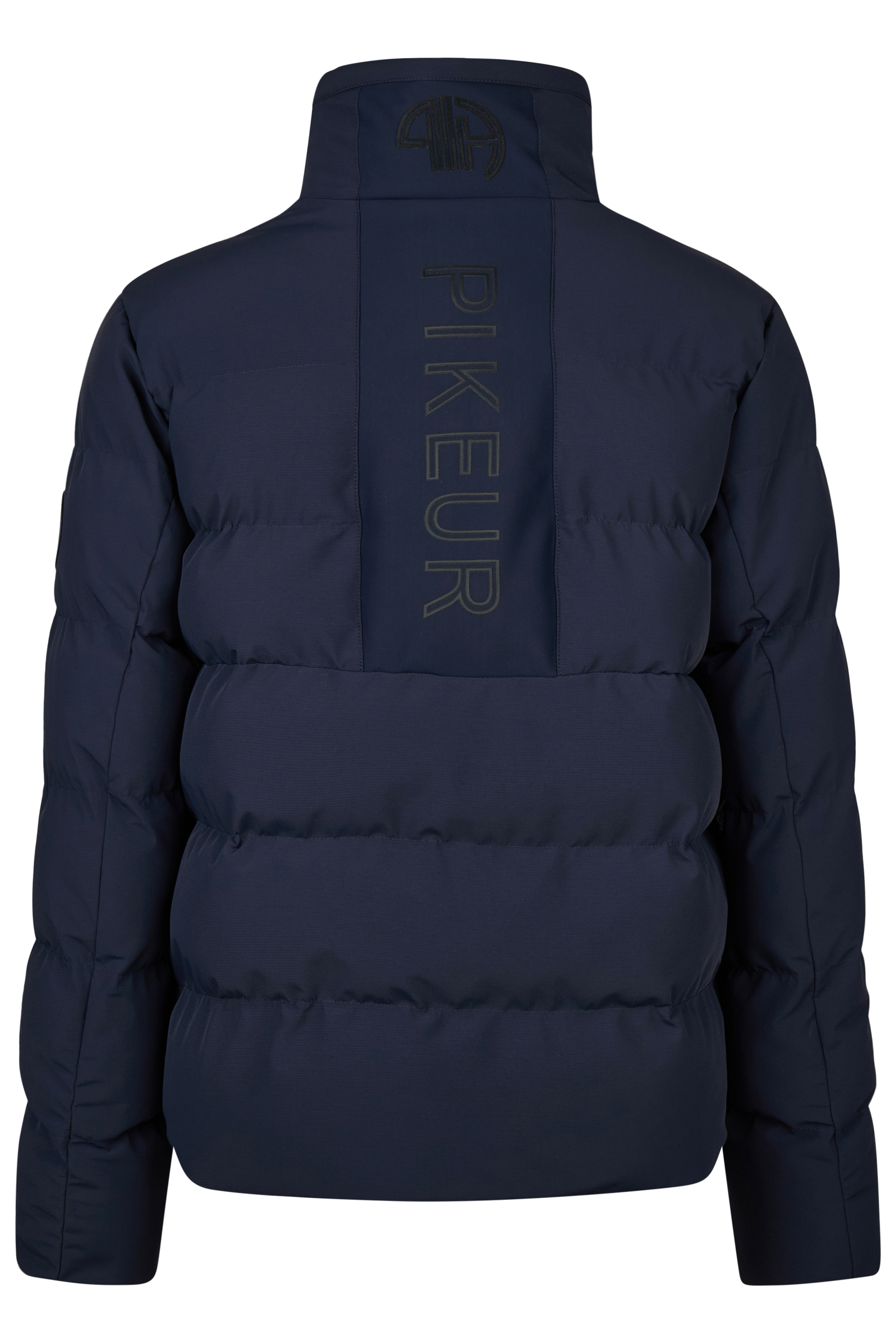 Pufferjacke, Navy, Reißverschluss?, gepolstert, Rücklogo, Pufferjacke, Daunenjacke, Navy, VorneLogo, PIKEUR, Daunenjacke, Dunkelblau, Stehkragen, Steppdesign, Logoprint