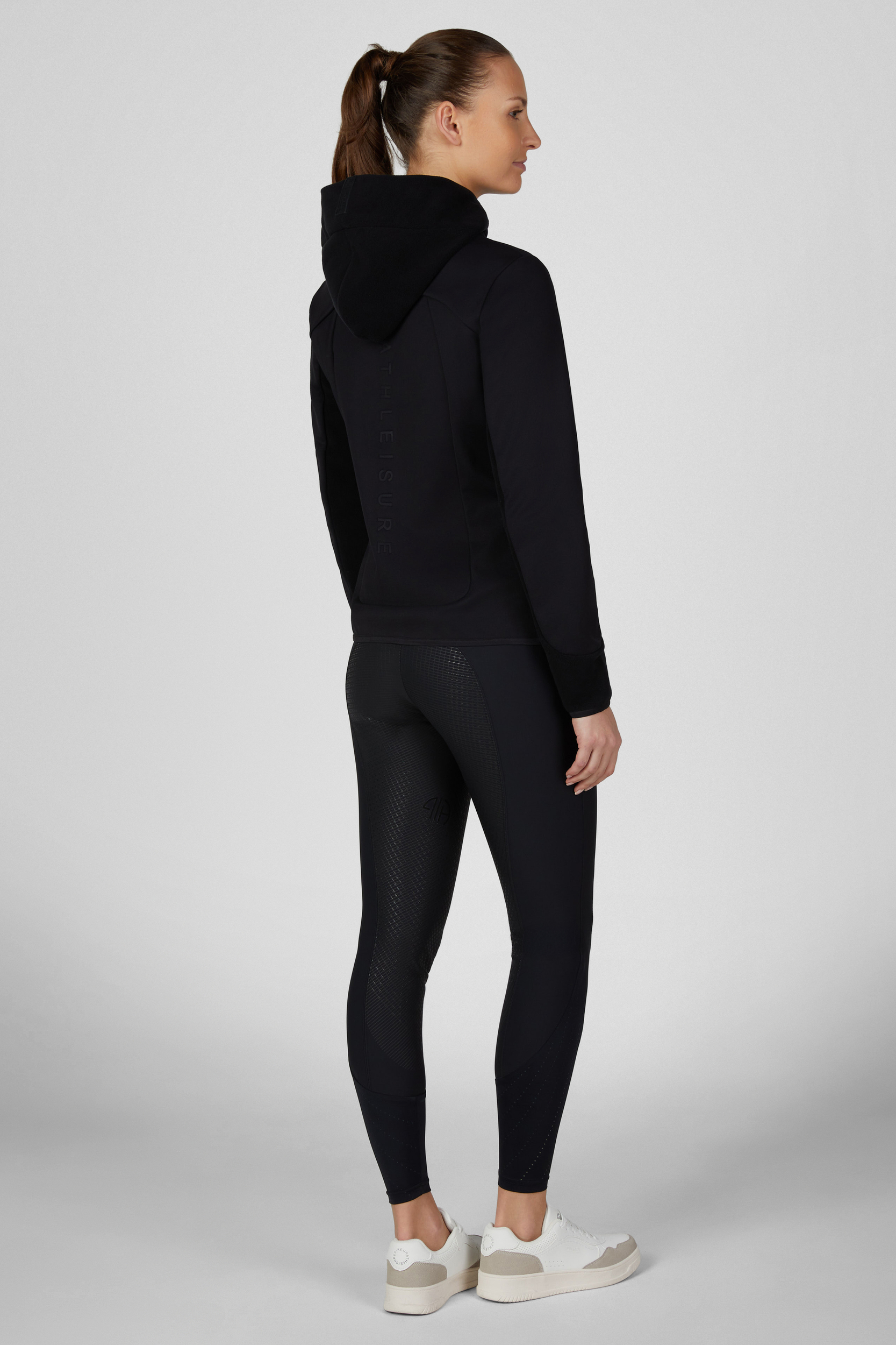 hoodie, hosenanzug, sportbekleidung, dunkel, leggings, hoodie, Jacke, Leggings, schwarz, Athleisure