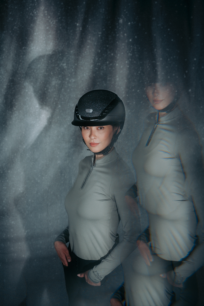 AIRLUXE SUPREME GLAM Short Visor Schutzhelm, Helm, Sturzhelm, Person, Portrait