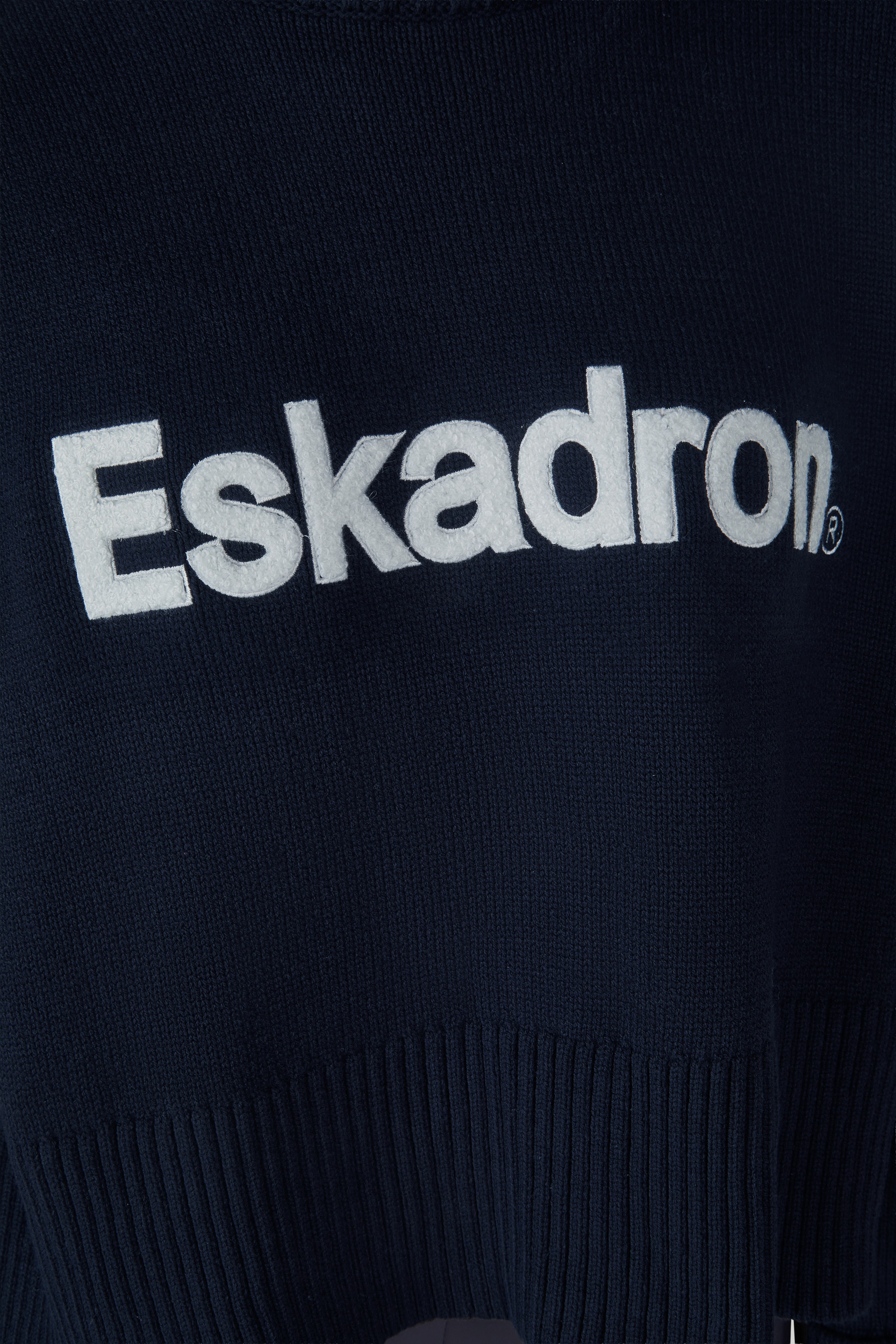 Pullover, Strickware, Marineblau, Eskadron, Logo