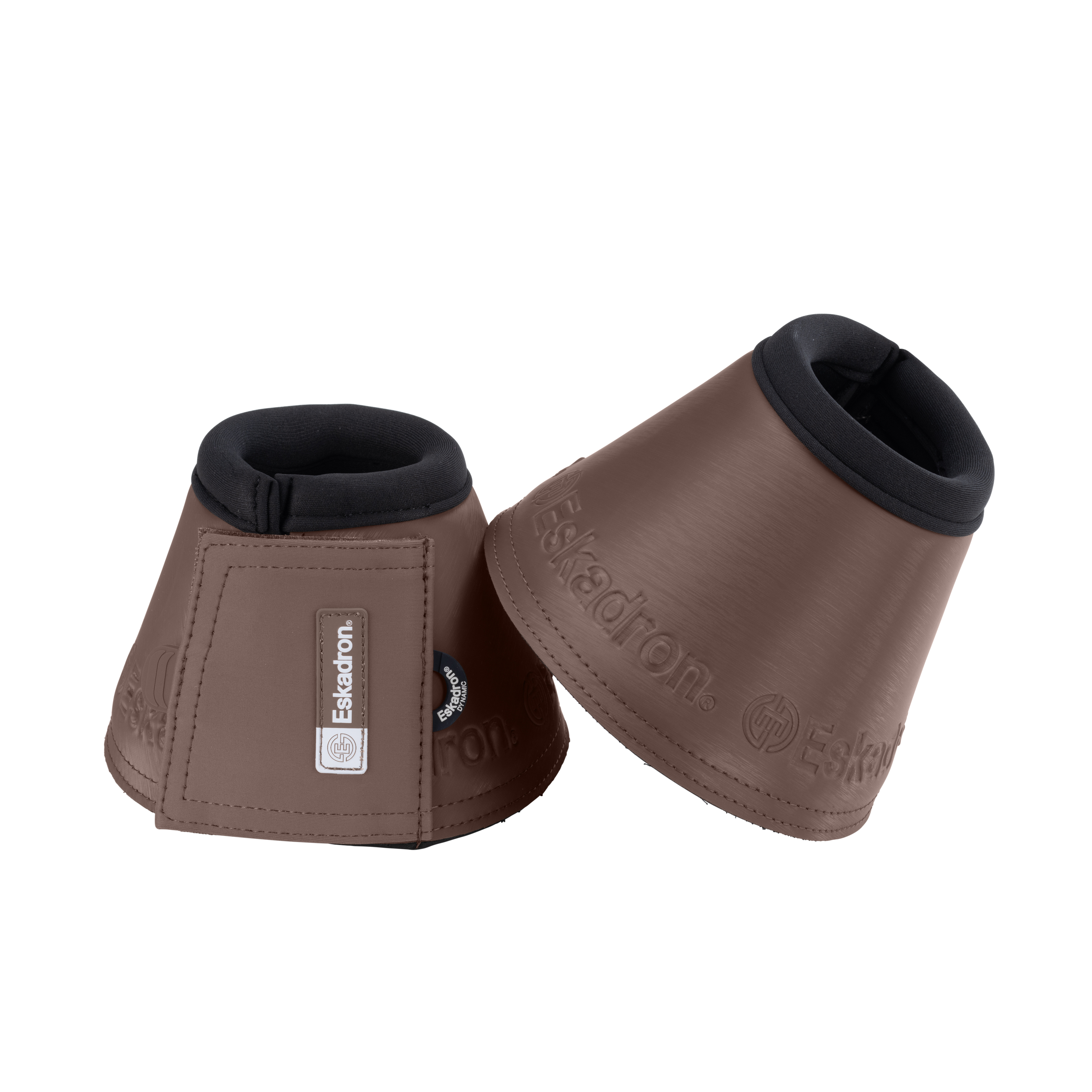 Equestre Bandagen, Ersatzgamasche, Schutzausrüstung, Strohbraun, Gummi-Aufsatz, Stiefel, Stirrup, Braun, Leder, Eskadron