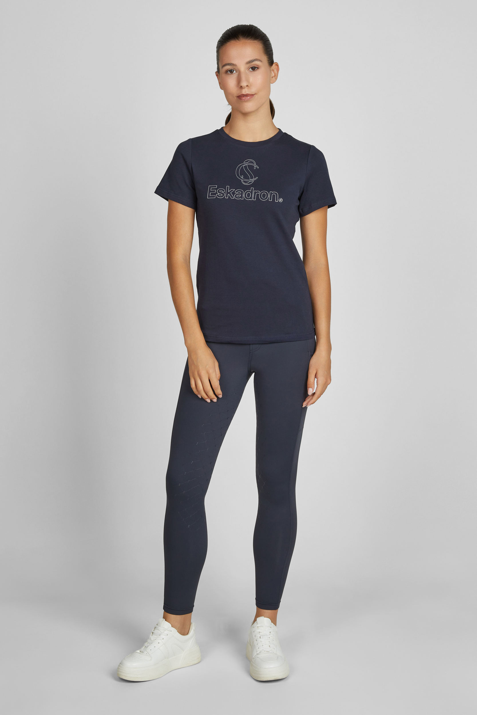 Tee, T-Shirt, Nachtblau, Logo, Es ekadron?