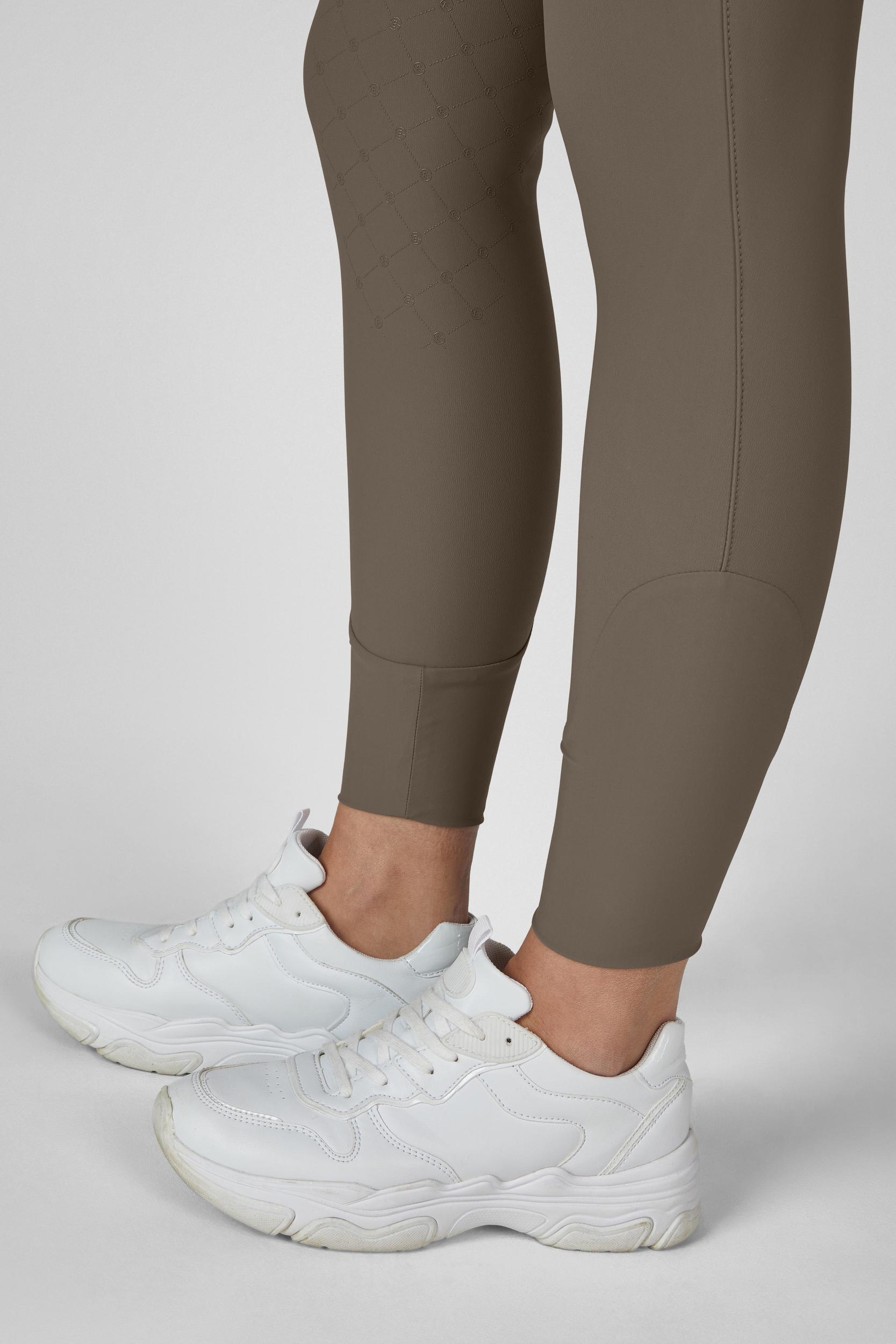 Leggings, Strumpfhosen, gequiltetes Muster, Knöchellänge, weiße Sneaker, leggings, knieverlängerung, stretch, gemustert, weiße sneakers
