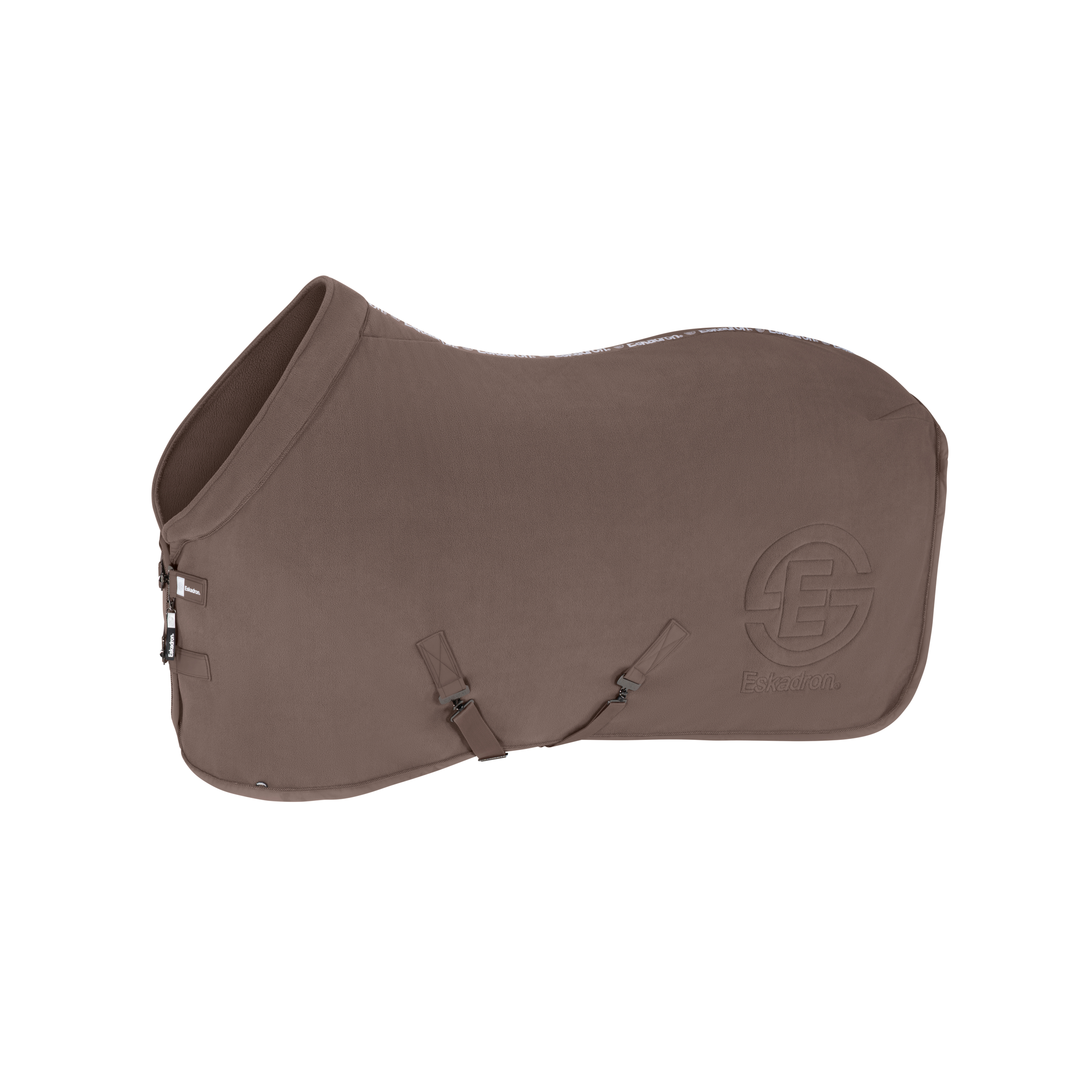 Sattelbezug, Sattelüberwurf, Gamasche, Pferd, Grau-braun, Sattel, Pferdedecke, Braun, Fleece, Eskadron