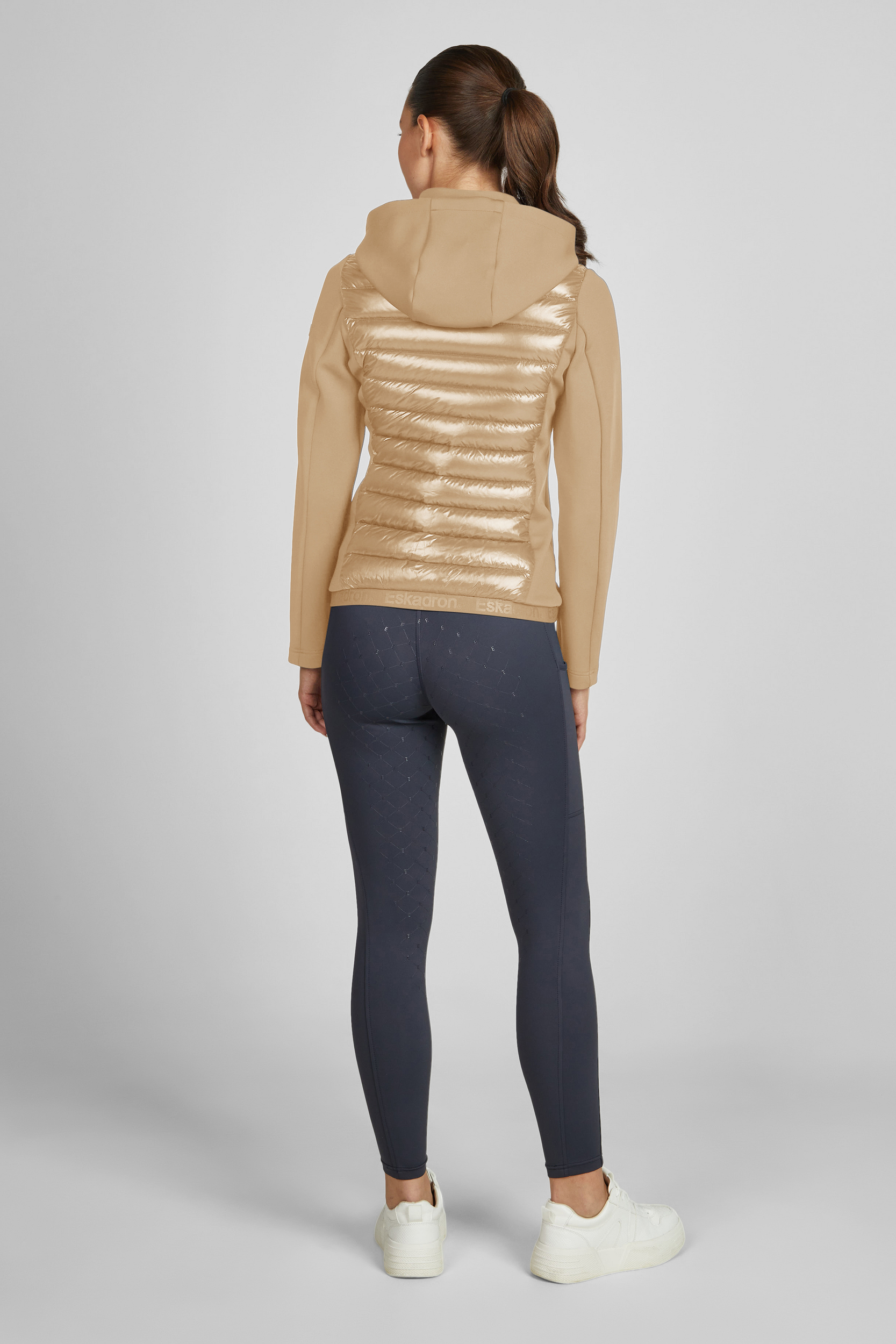 Gilet, Puffer, Daunenmantel, Sportbekleidung, Beige