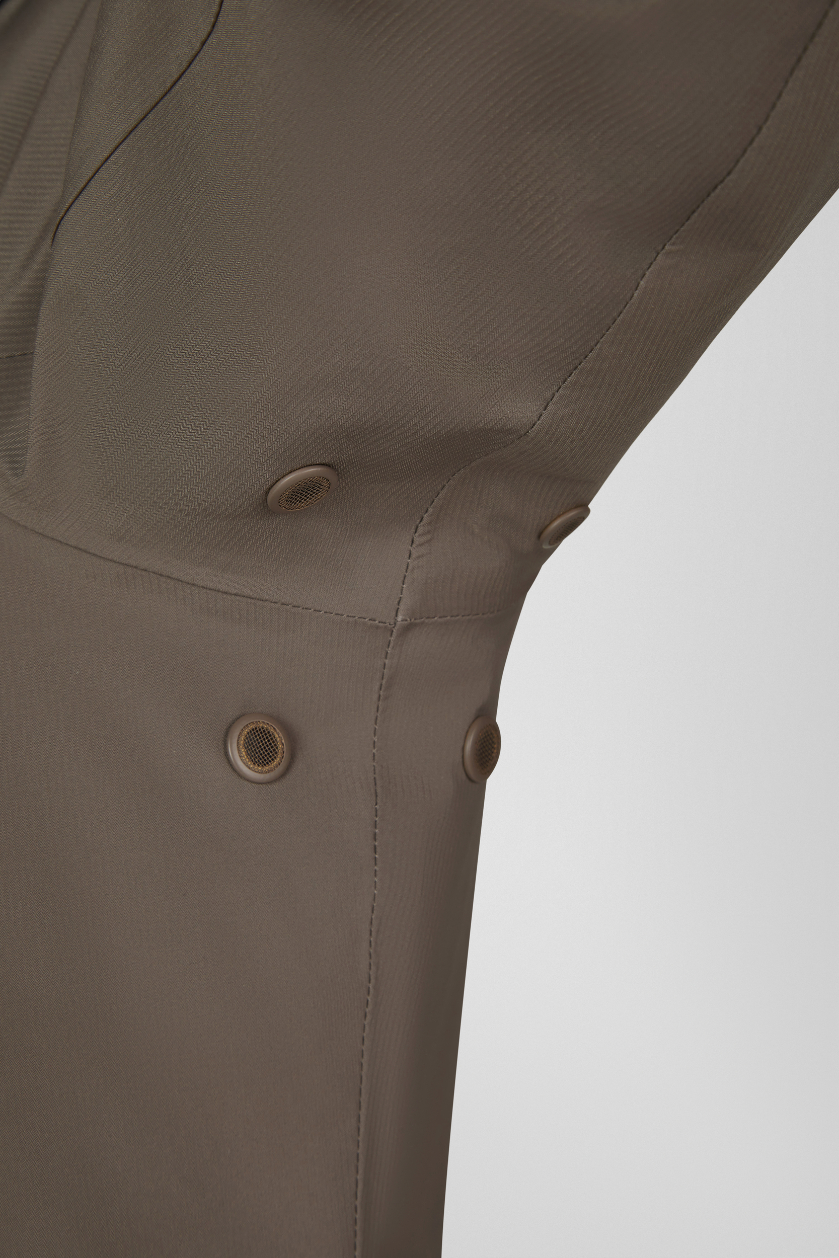 overall, pants, buttoned, khaki, twill, geringeliert, Knöpfe, Stoff, Braun, Hose