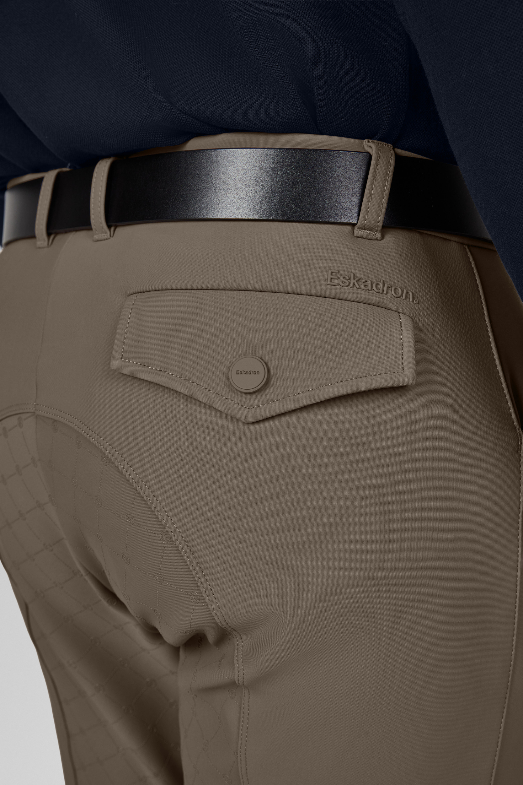 hosen, lederoptik, tasche, taillierte passform, taillierter gürtel, Eskadron, Khaki, Gürtel, Hose, Tasche