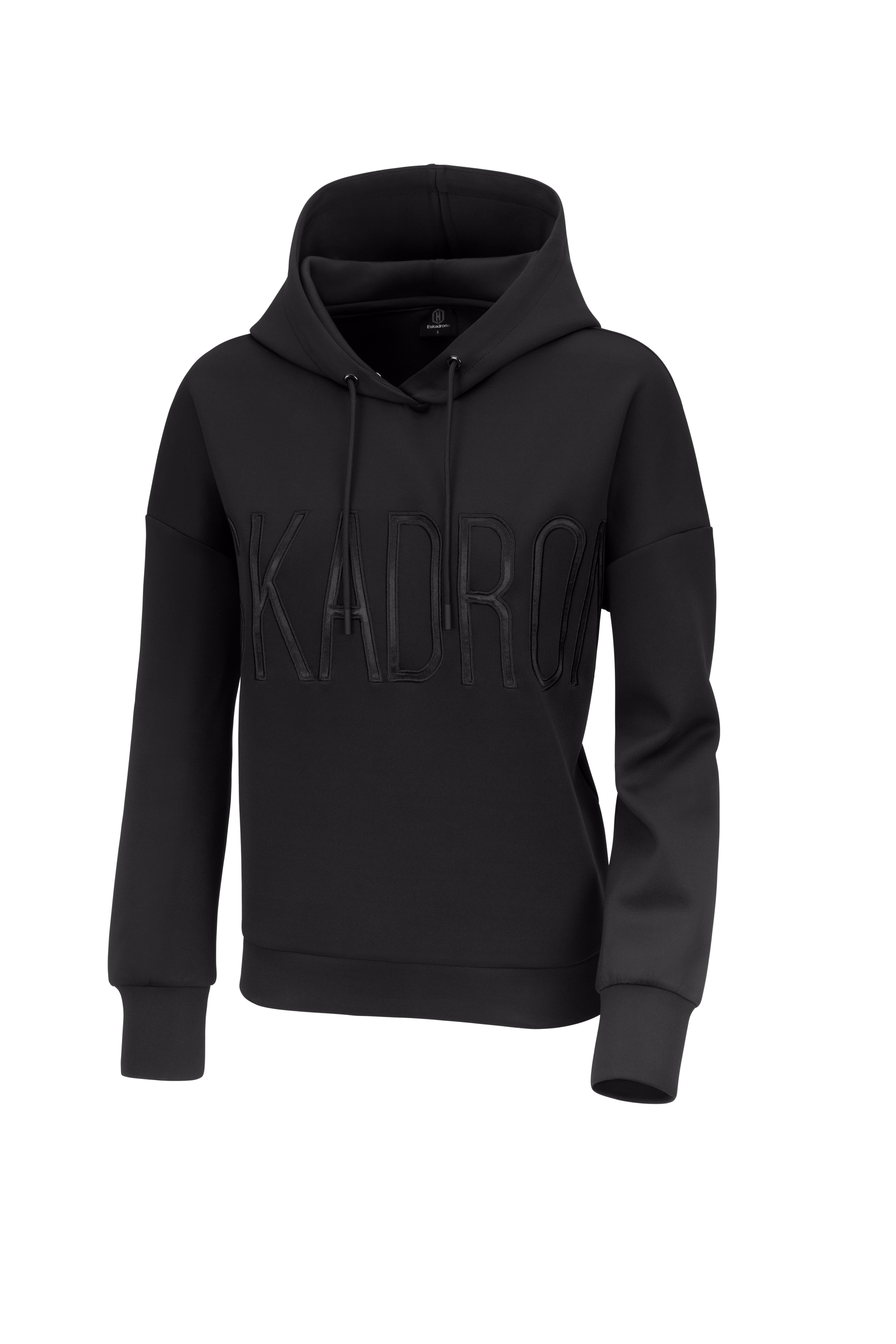 Kapuzenpullover, schwarz, lange Ärmel, Kordelzug, Logoprint, Kapuzenpullover, schwarz, Langarm, Kordelzug, Logoprint
