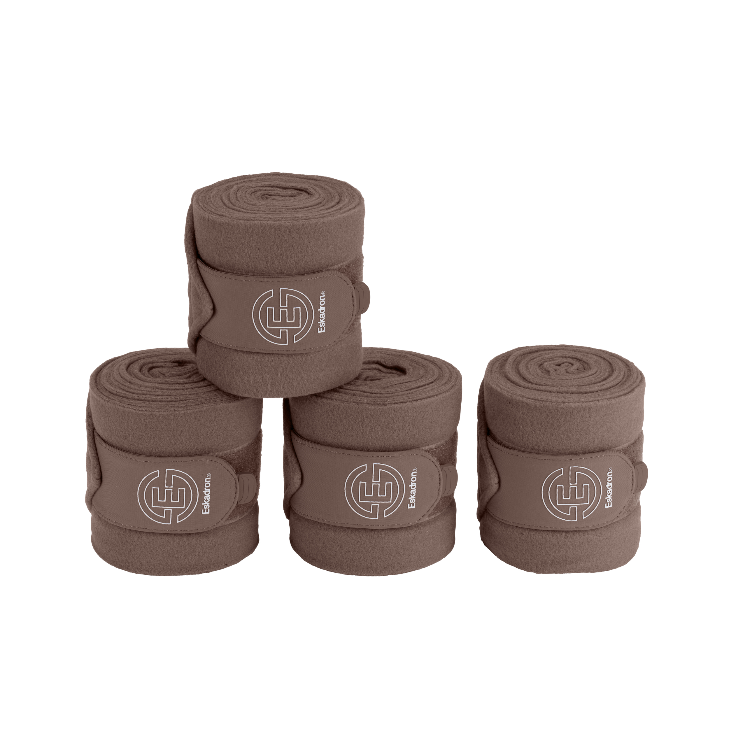 Schweifbandage, Bandagen, Klettverschluss, Fell-/Fleecebandage, Reitbedarf, equestrian wraps, braunfarbene Bandagen, Bandagen, Tape-Wraps, Sportbandagen