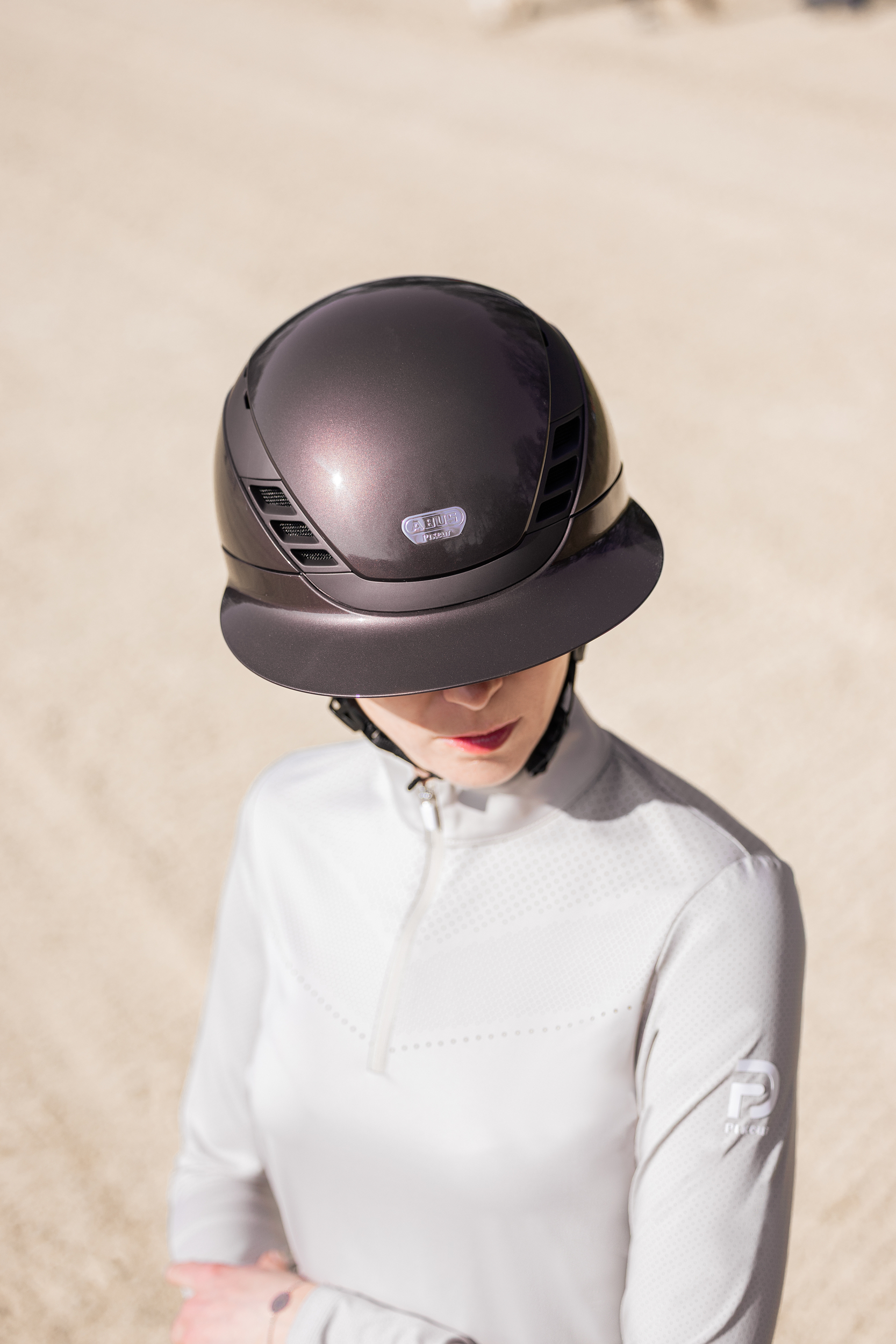 helmet, reiter, sport, grau, kappe