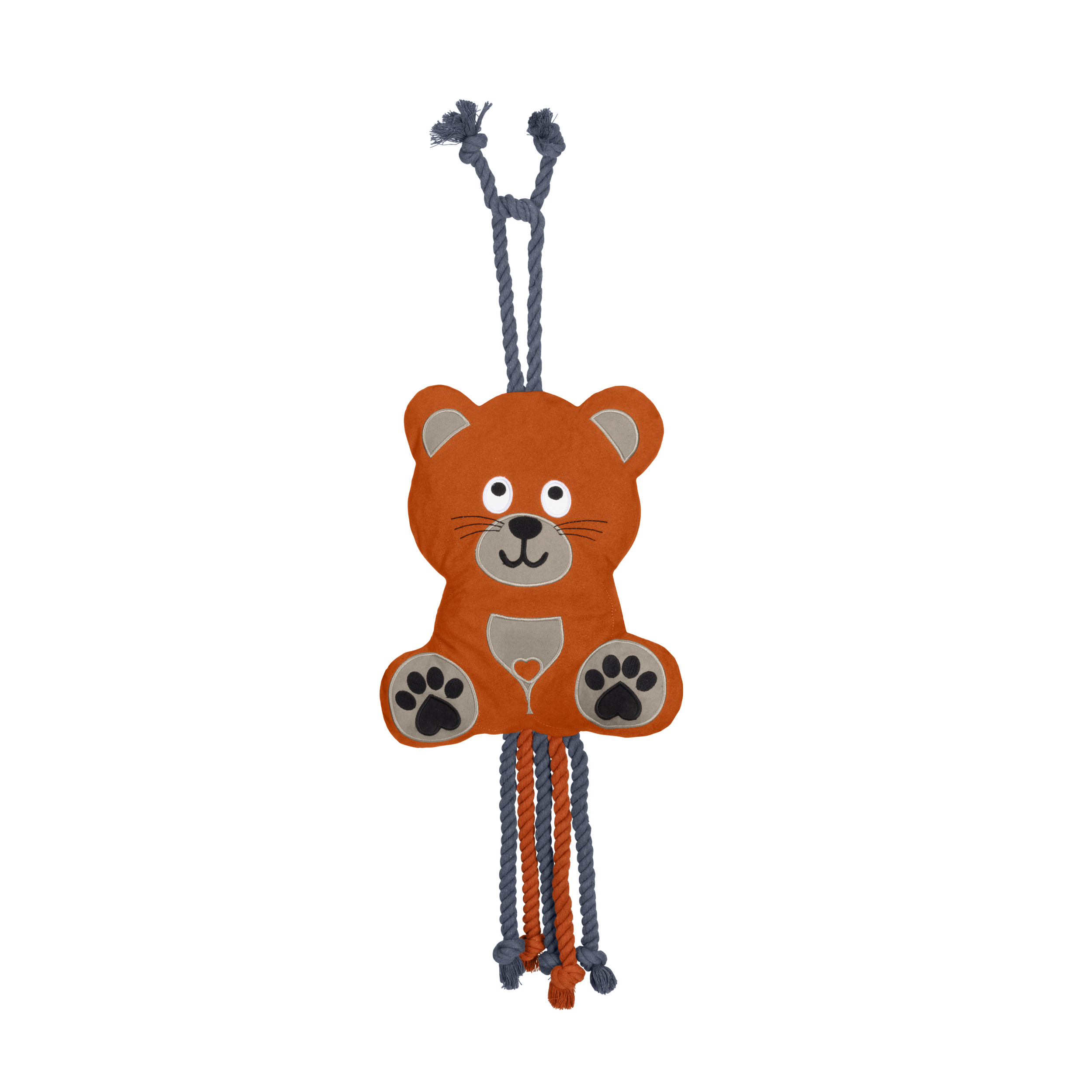  Teddy Bär,  Hängetier,  Seilspielzeug,  orangefarbener Bär,  Plüschbär