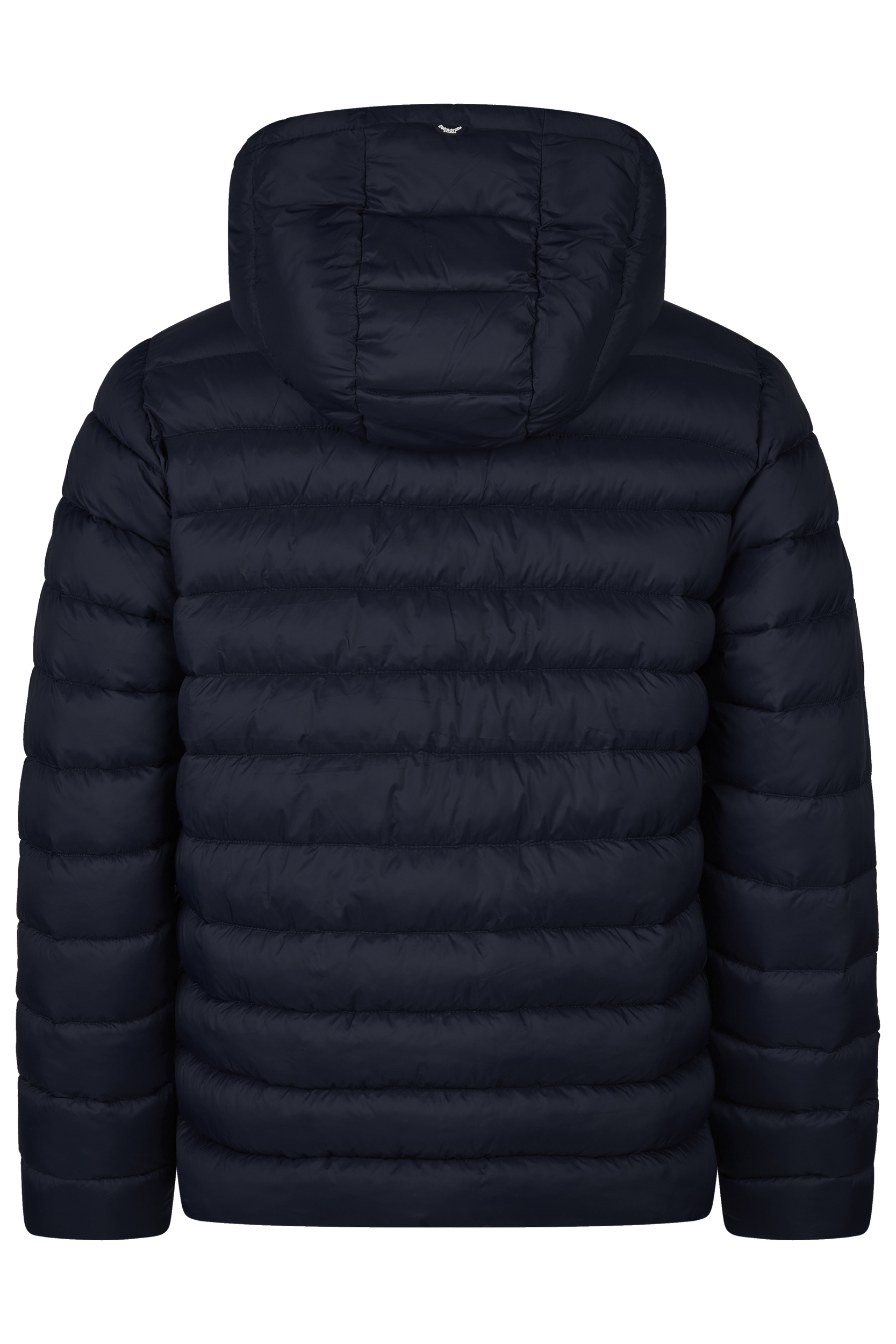Pufferjacke, Kapuze, Gepolstert, Quilted, Winterouterwear, Pufferjacke, Dünne Füllung?, Gehätte?, Navy Farbe, Kuschelige Steppung